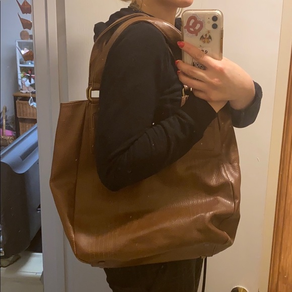 Matt and Nat Large brown boho shoulder bag - Picture 8 of 9